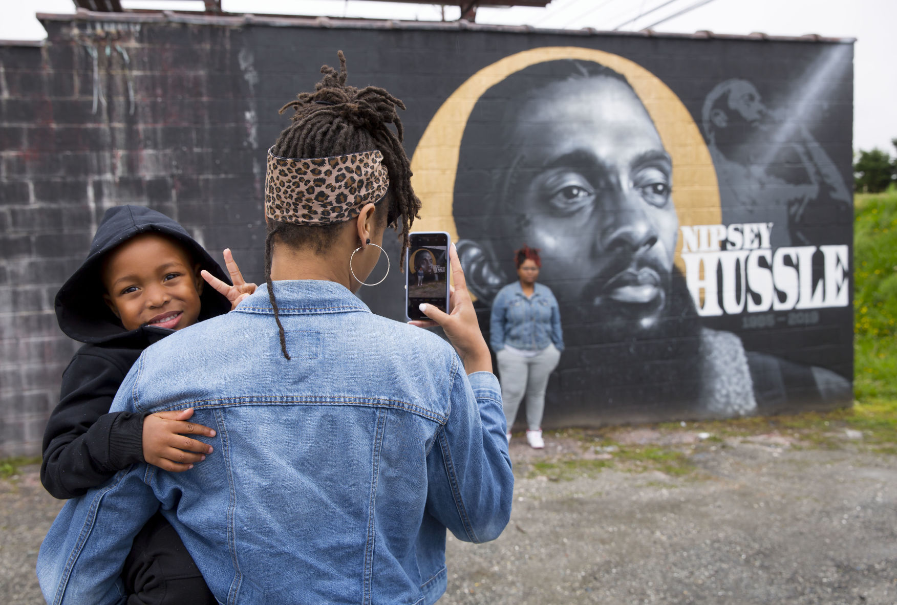 Nipsey Hussle mural in Greensboro